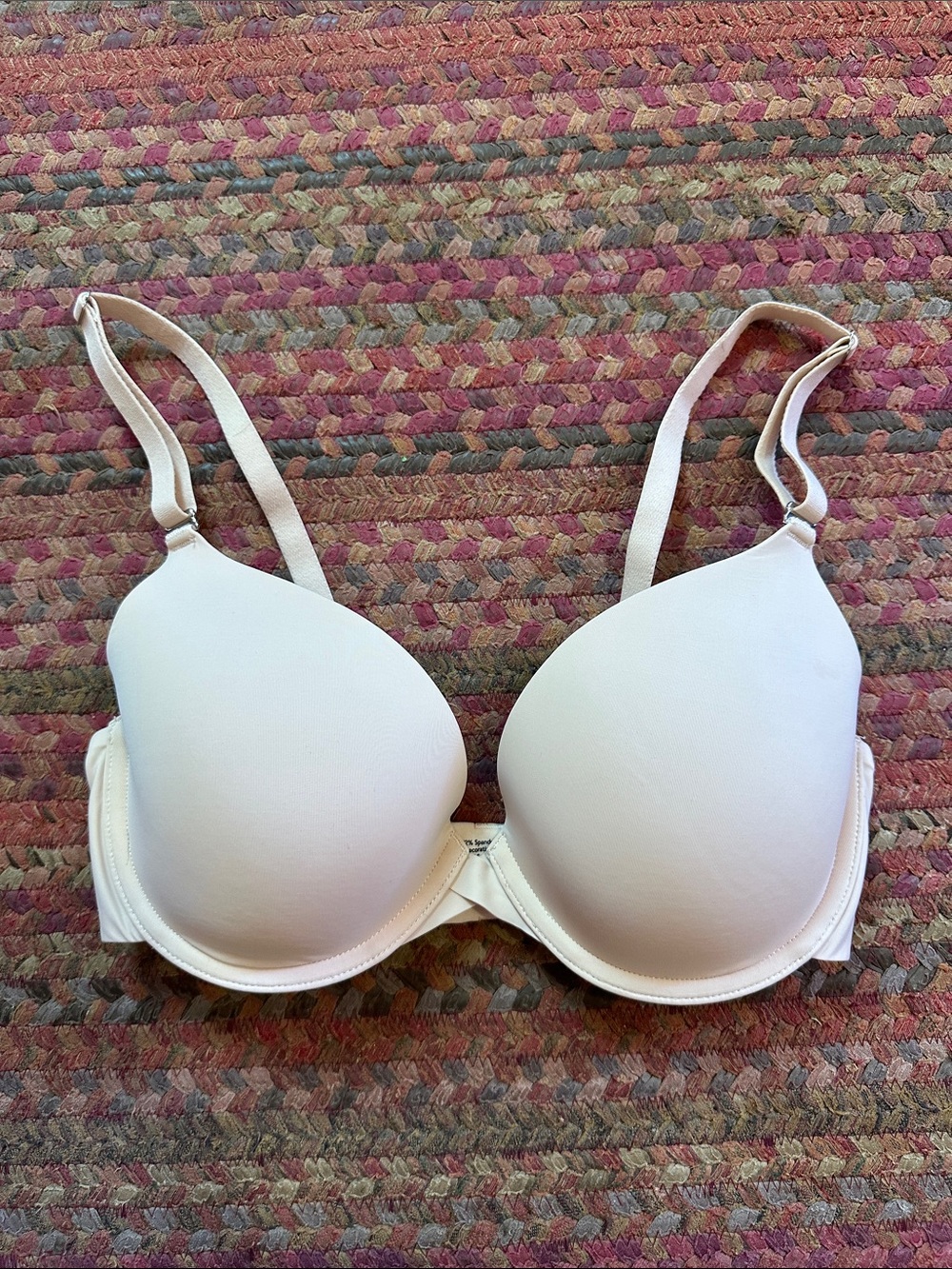 SOMA MEMORABLE FULL COVERAGE 34C T-Shirt Bra in Light Beige nude cream